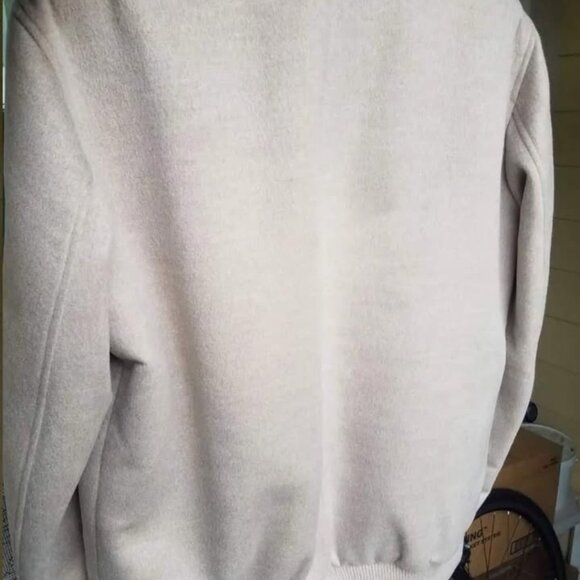 Mens 100% cashmere jacket w/rabbit fur collar + interior body - Picture 2 of 4